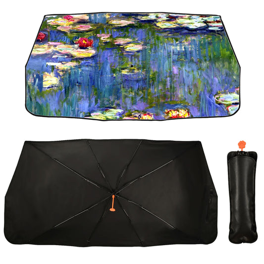 Parapluie pare-soleil automatique Monet Nymphéas
