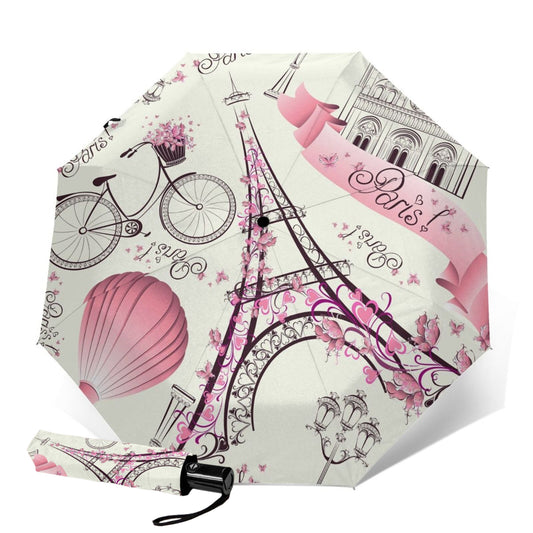 Paris Pink Faltbarer Kompaktschirm