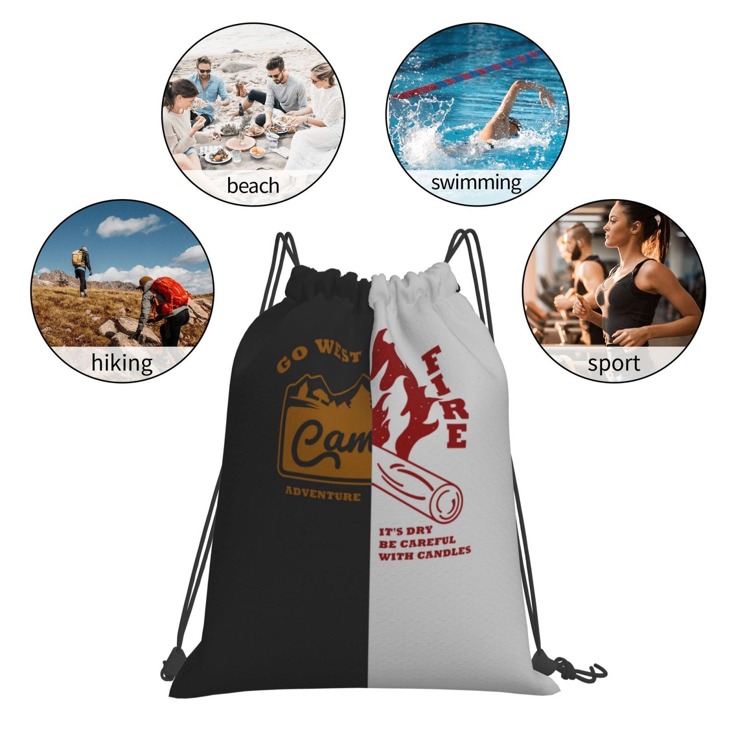 Portable Outdoor Sport Backpack Beach Bag