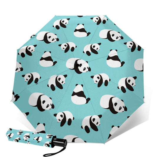 Mini parapluie pliant Panda roux